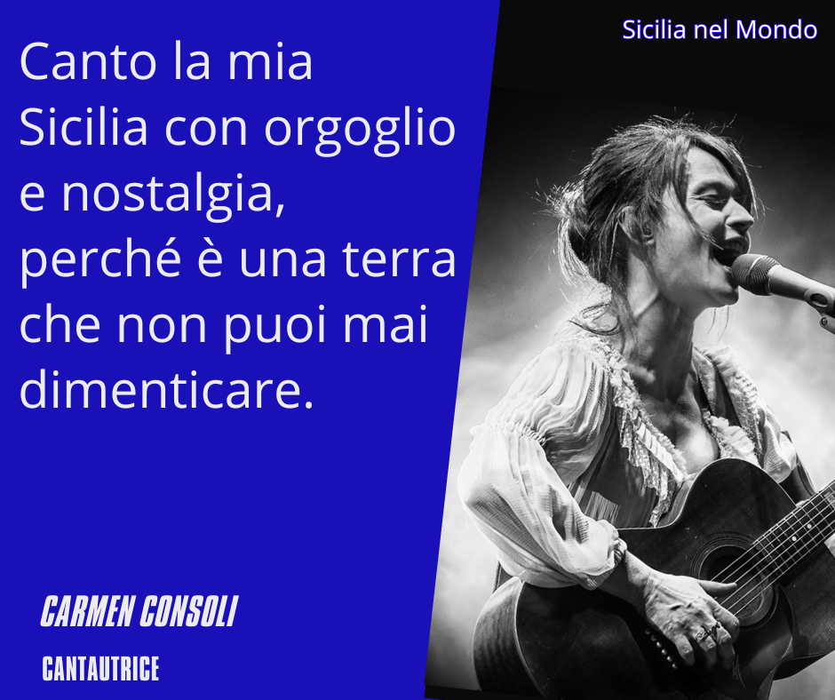 Canto la mia Sicilia con orgoglio e nostalgia, perché è una terra che non puoi mai dimenticare.